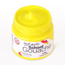 澳洲蒙玛特 PGU0103 100ml学生儿童初学者适用美术用品水粉画颜料罐装柠檬黄（单位：个）