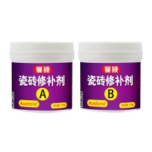 国产 100g 陶瓷膏 瓷器AB胶水 瓷砖地砖瓷片釉面开裂缝磨损松动破损修复补坑小坑洞填充修补剂（单位：桶）
