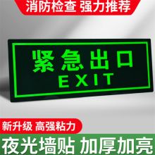极立耐  14*36cm 夜光安全出口标示贴（单位：张）