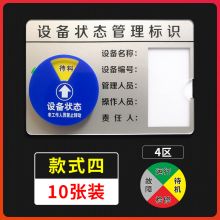 颖芒 亚克力 600*720 设备运行状态标识 (单位：个)