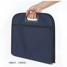 胜德 607 A4 牛津布拉链帆布文件袋 蓝色（单位：个）