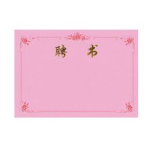 迎赢 12K 聘书内芯（单位：张）