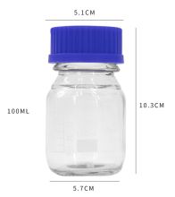 冰禹 BY-2464 100ml 玻璃瓶 透明(单位：个)
