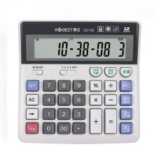 康百 DC105 电脑按键语音真人发音计算器 12位 灰色 （单位：台）