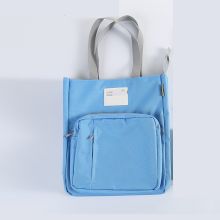 康百 F6711 手提帆布袋文件包 330*275*100mm 天蓝色 （单位：个）