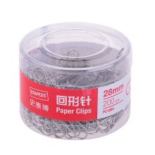 史泰博 PC1004 回形针 28mm 200枚/盒 单位：盒 银色