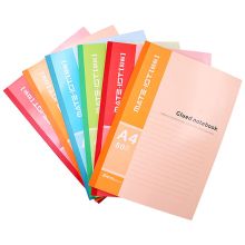 欧标 A0801 无线胶装本 A4 80页 1/6/60 单位：本 混色