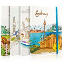广博（GuangBo） GBP36737 皮面记事本风景系列 36K 120页 彩 单位:本