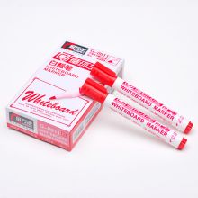 金万年 G-0611 旋转后塞循环可加墨简易白板笔 红色