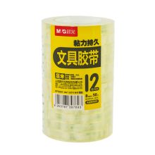 晨光 AJD97372 文具胶带8mm*50y(12卷/筒) 透明（单位：条）