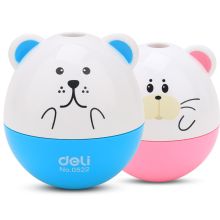 得力/deli 0522 卷笔刀 卡通动物削笔刀迷你创意造型 混