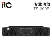 ITC TS-200PI itc TS-200PI 广播视频会议工程类专业功放机 黑色（单位：台） (单位：台)