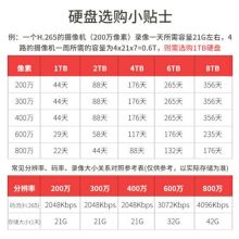 大华 通用 监控摄像头9路400万红外高清POE供电安防监控系统 含安装 含辅材（单位：套）