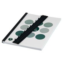 千页百汇 10mm 装订夹条 50个/盒（单位：盒）黑色