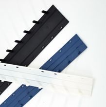 百顺好 3mm A4十孔 装订夹条 塑料手动 100支/盒 黑色（单位：盒）