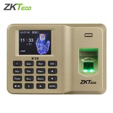 中控智慧  x10 打卡机考勤机 办公室指纹识别员工上班下班手指签到颜色随机高性价比 （单位： 台） 配色