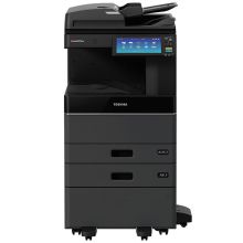 东芝(TOSHIBA) E-2510AC 彩色数码复印机 (主机/自动双面输稿器/第二纸盒/原装机柜) (计价单位：台) 黑色