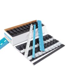 元浩 10mm A级装订夹条 白色 50支/盒（单位：盒）