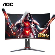 AOC C24G2 23.6英寸显示器 144Hz/165Hz 1ms响应 1500R FreeSync 低蓝光 黑色（单位：台）