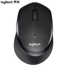 罗技 M330 无线办公鼠标 带无线2.4G接收器 黑色(单位：个）
