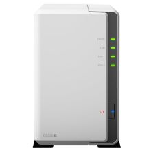 群晖（Synology）DS220j 两盘位 NAS网络存储服务器 （无内置硬盘）（单位：个）