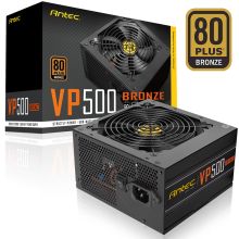 安钛克 VP500 铜牌 台式机电脑主机机箱铜牌电源500W (VP系列/静音风扇/3年换新只换不修)（单位：个）