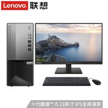 联想 扬天M6600T I5 10400（六核，主频2.9HZ) 16G 1T+256G 集显 无光驱 WIN10 23寸ips屏  黑色（单位：台）