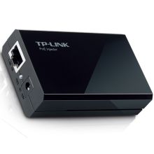 TP-LINK TL-POE150S 100米网络PoE供电器模块 千兆PoE供电器标准协议 黑色 (单位：台）