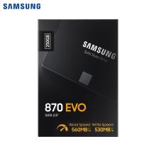 三星（SAMSUNG）250GB SSD固态硬盘 SATA3.0接口 870 EVO（MZ-77E250B）(单位:块)