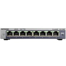 网件(NETGEAR) GS108E 8口全千兆简单网管型交换机 深灰色（单位：个）