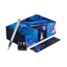 派克（PARKER）180*60*30 钢笔 威雅XL贝母白墨水笔+星辰大海礼盒-私人定制 单位：套