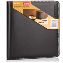 软皮名片册(72张)得力5781/72页 | Business Card Book