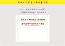 国产 243*120cm 欣诚中行定制汉阳大会议室水晶字亚克力展板 彩色（单位：块）