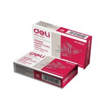 得力（deli）0050 回形针/大号回形针/电镀金属曲别针 （单位：箱）