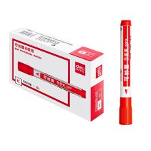 得力(deli) S507 可加墨白板笔 1.0-3.0mm 单位：支 红色