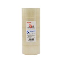 史泰博 FXD4515 透明封箱胶带 45mm*150y 5个/筒 单位：筒 本色
