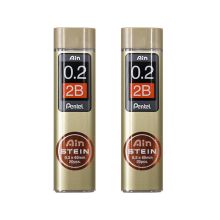 派通 C272W 自动铅芯 0.2mm 2B 2管/袋 本色 （单位：袋）
