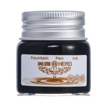英雄 9008 非碳素染料型墨水 20ml 单瓶装 咖啡棕 （单位：瓶）