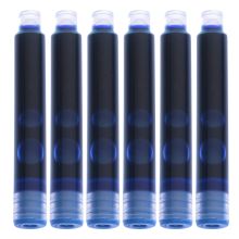 英雄 359 钢笔彩杆笔芯墨囊 3.4mm 6支/袋 单位:袋 蓝黑色