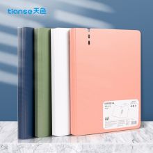天色 TS-1607 单夹文件夹 A4 单个装 珍珠白 （单位：个）