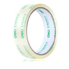 得力 30130 24mm*30y 12卷/筒  单卷胶带 透明（单位：卷）