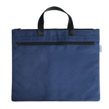 三木 C4631 双层手提资料包文件袋/轻便电脑包 蓝 （单位：个）