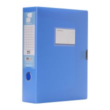 三木 P30-75 A4 75mm 粘扣档案盒 蓝 （单位：个）
