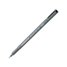 施德楼 30806-9 防水勾线笔绘图笔金属笔0.6mm 黑 10支/盒（单位：支）