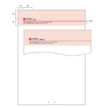 国产 中信银行定制 210x297mm B13信笺纸（分、支行）底纹红色 (2000张起订）（单位：张）