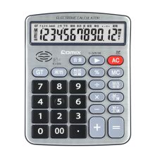 齐心 耐用语音王计算器 C-1265M深灰