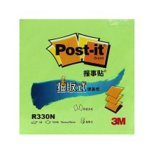 3M R330 76*76mm 抽取式便条纸100片 荧光绿（单位：本）