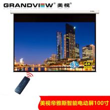 美视 帝雅斯100寸4:3 电动幕布 白玻纤（单位：副）白色