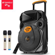 山水 A12-66 移动便携式拉杆蓝牙广场舞音响（遥控器+充电器+16GU盘+无线耳麦+2）（单位：套）