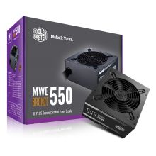 酷冷至尊 MWE550 额定550W 机箱电源(80PLUS铜牌/DCtoDC架构/日系固态电容/静音/台式机电源)（单位：个）
